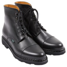 Paraboot Clamart Noir Black Ladies Derby Lace Up Boots