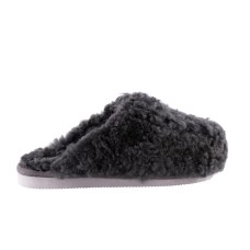 Shepherd of Sweden Jenny Asphalt Black Ladies Mule Style Slippers