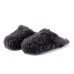 Shepherd of Sweden Jenny Asphalt Black Ladies Mule Style Slippers