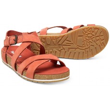 Timberland Malibu Waves Rust Nubuck Leather Ladies Sandals