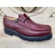 Paraboot Michael Griff Deerskin Bordeaux Red Womens Leather Shoes