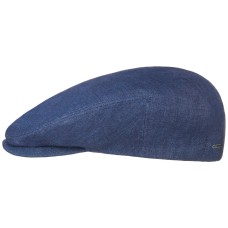 Stetson Just Linen Blue Mens Flat Cap