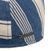 Stetson Kent Twotone Stripes Navy Mens Flat Cap