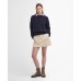 Barbour Lavensdale Ladies Navy Blue Crew Neck Jumper