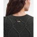 Barbour Burne Ladies Olive Crew Neck Knitted Jumper