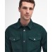 Barbour Carrbridge Cotton Twill Seaweed Green Mens Overshirt