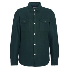 Barbour Carrbridge Cotton Twill Seaweed Green Mens Overshirt