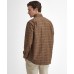 Barbour Henderson Thermo Weave Brushed Twill Stone Beige Checked Tartan Mens Shirt