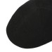 Stetson Texas Wool Gatsby Mens Black Flat Cap