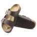 Birkenstock Arizona Sandals Dark Brown Birko Flor Shoes